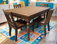 Joanna Kids 5 Piece Dining Set, Mocha Finish