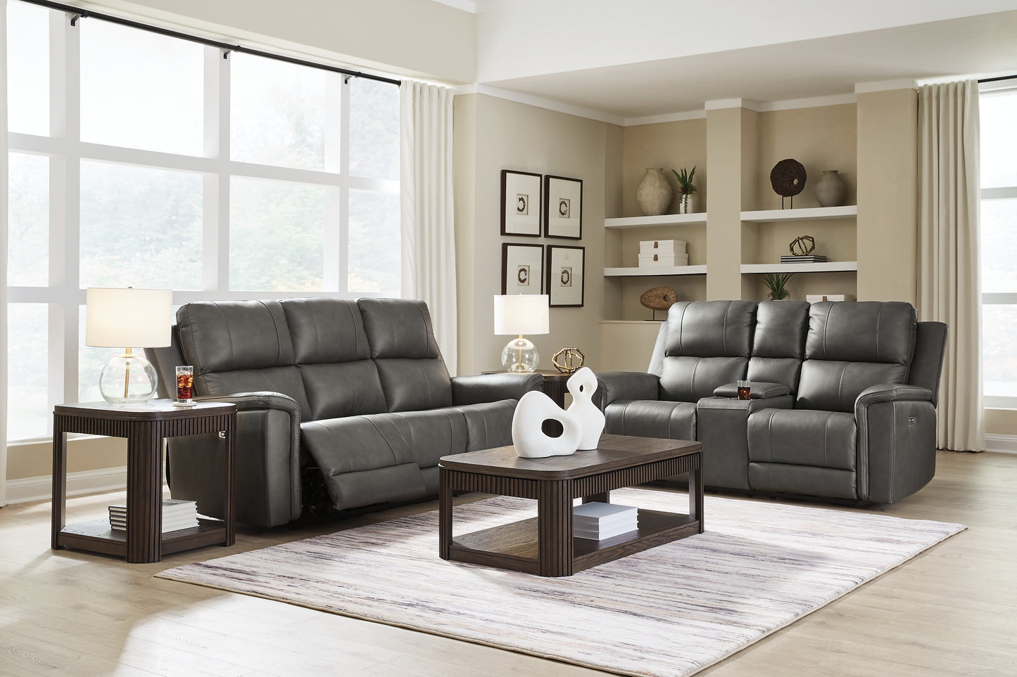 Bleckley Sofa and Loveseat