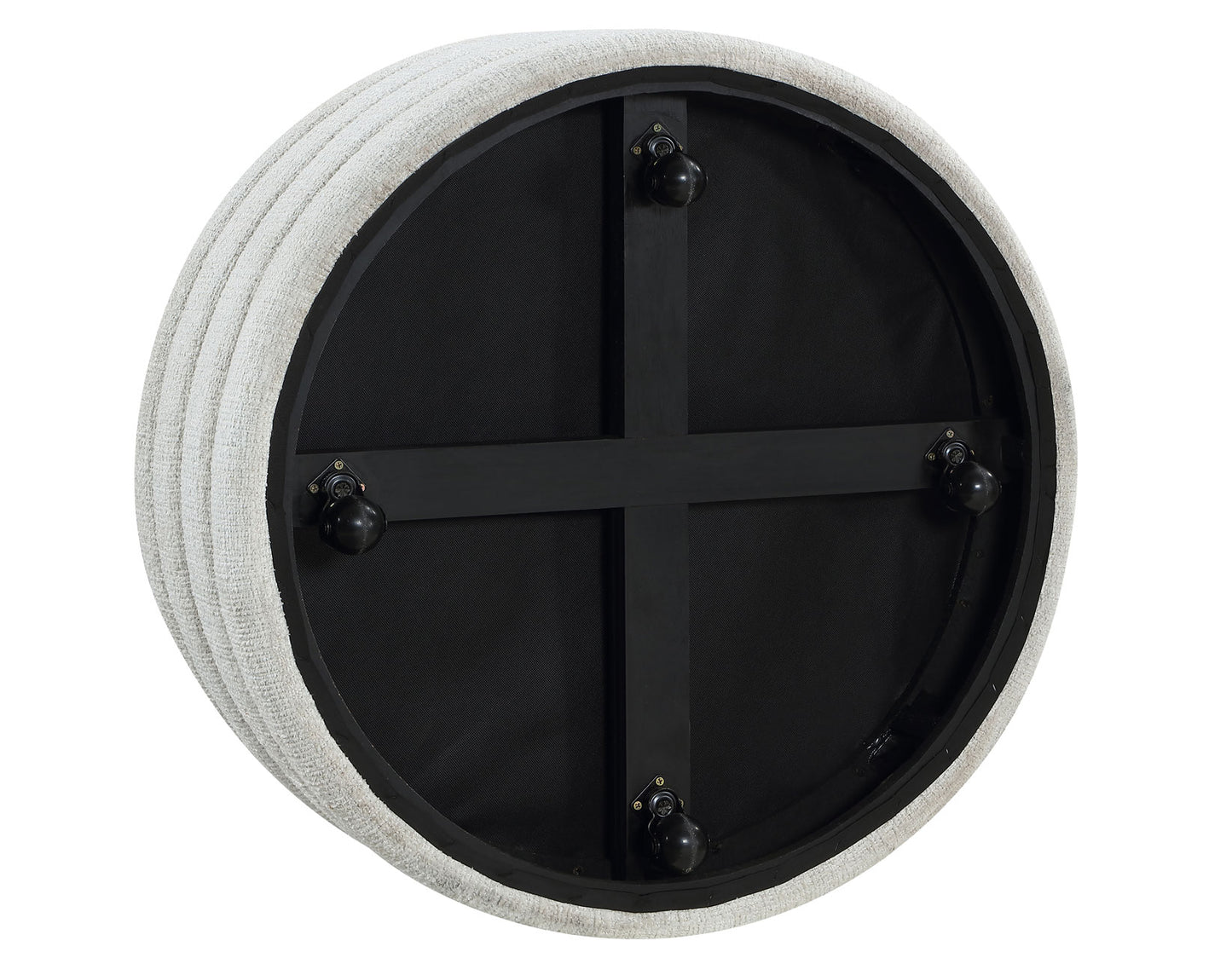 Florence, Black
Nesting Cocktail Table with Castered Ottoman