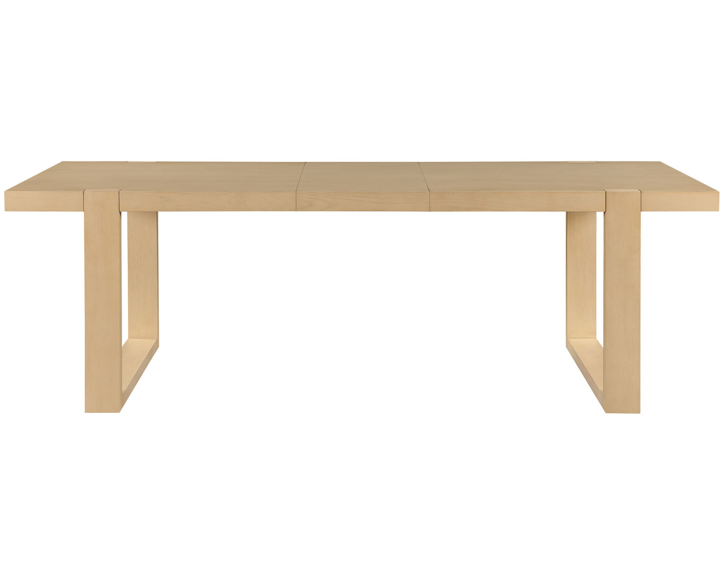 Reid 77-95″ Dining Table with 18″ Leaf, Sand Finish
