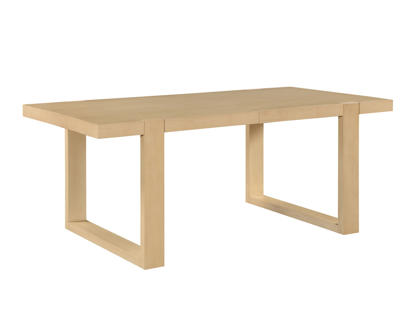 Reid 77-95″ Dining Table with 18″ Leaf, Sand Finish