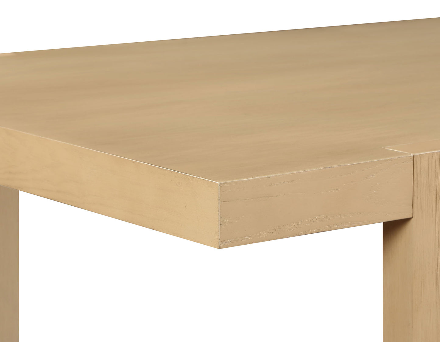 Reid 77-95″ Dining Table with 18″ Leaf, Sand Finish