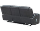 Luna Home Cinema Power Reclining Sofa, Charcoal Vegan Leather