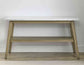 Vida, Sofa Table, White Marble Top, Blonde