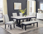 VARLEY GENUINE MARBLE DINING TABLE
