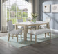HAZEL GENUINE MARBLE DINING TABLE LEG