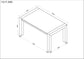 HAZEL GENUINE MARBLE DINING TABLE LEG