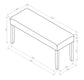 JULES FAUX MARBLE DINING TABLE