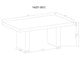 VEGA FAUX MARBLE DINING TABLE LEG