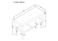 MARBEL COUNTER HEIGHT BENCH DOVE