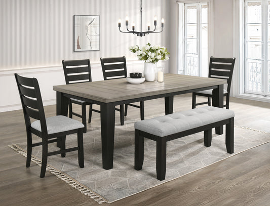 BARDSTOWN DINING TABLE LIGHT GREY