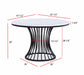 HADLEY FAUX MARBLE ROUND TABLE LEG