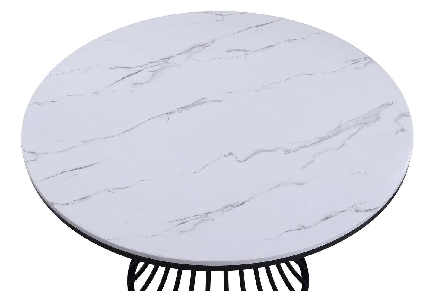 HADLEY FAUX MARBLE ROUND TABLE TOP