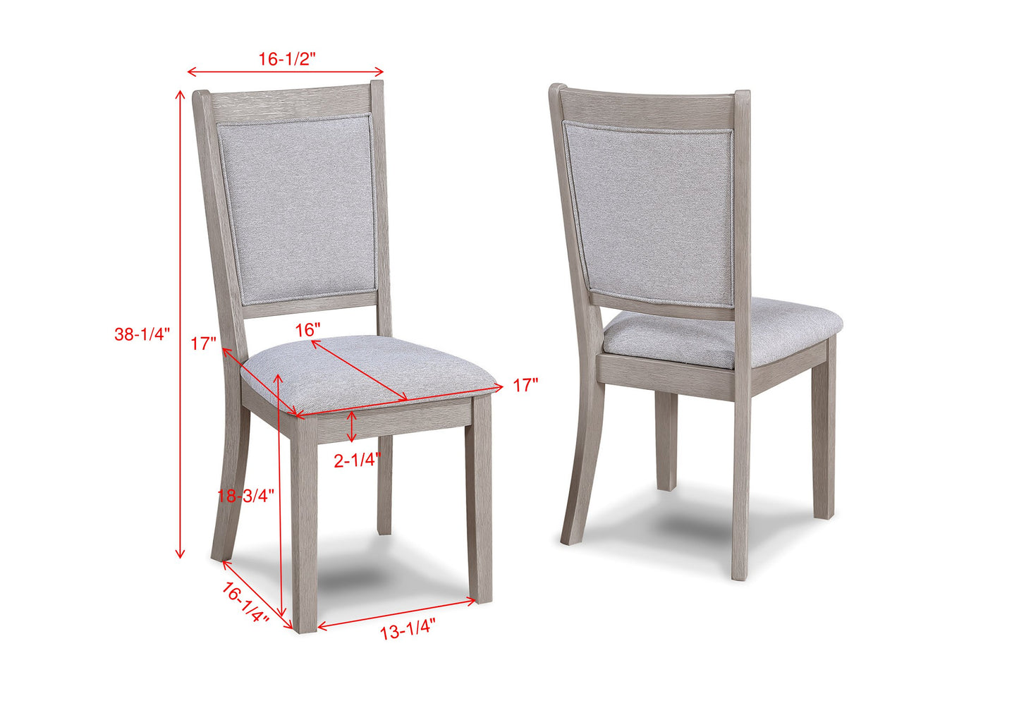 AMARA 5-PK ROUND DINING SET DRIFT WOOD