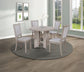 AMARA 5-PK ROUND DINING SET DRIFT WOOD