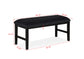SEBASTIAN BENCH BLACK