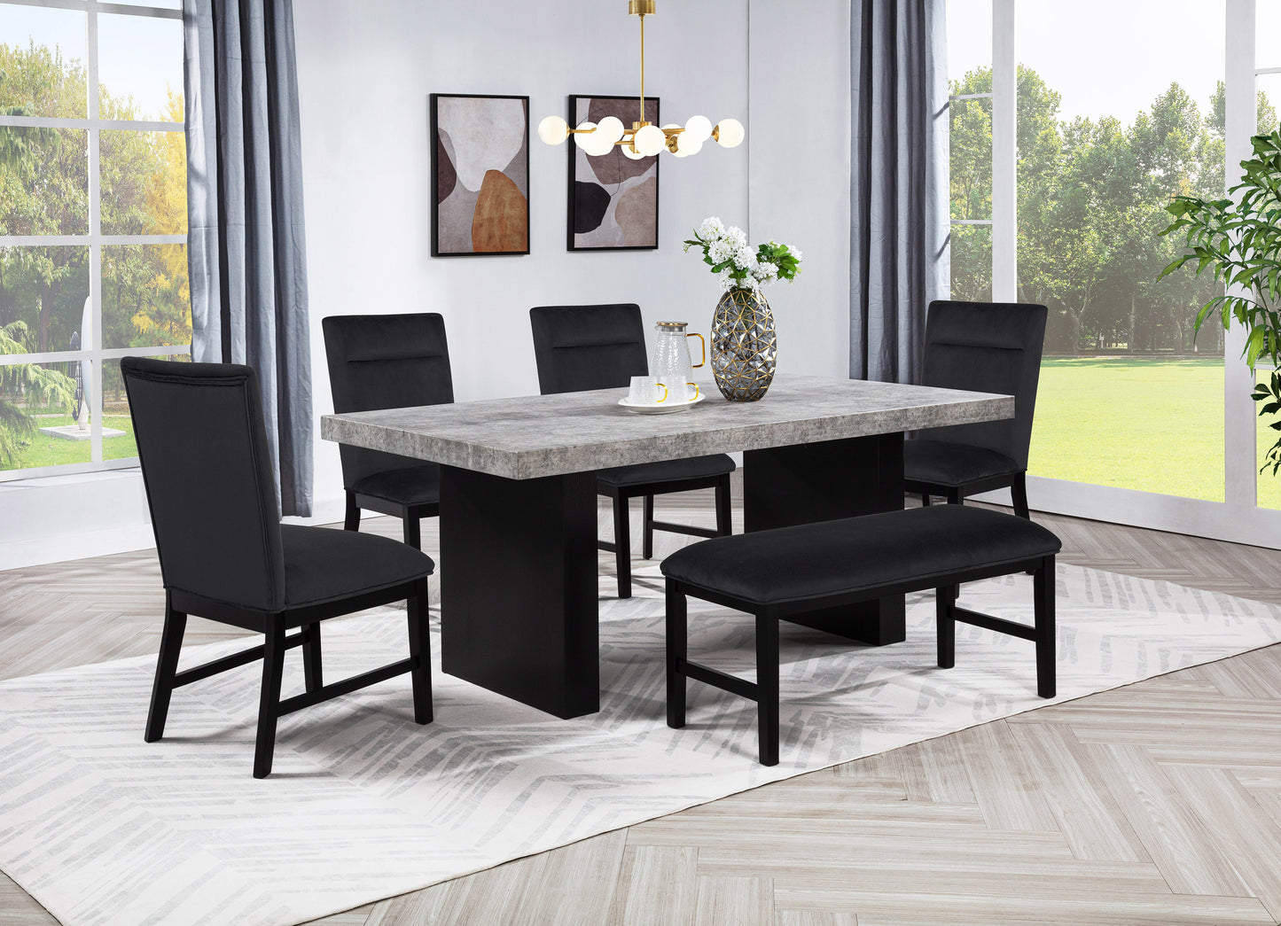 SEBASTIAN SIDE CHAIR BLACK