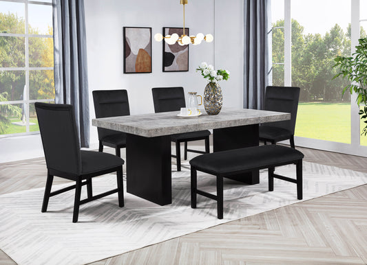 SEBASTIAN SIDE CHAIR BLACK