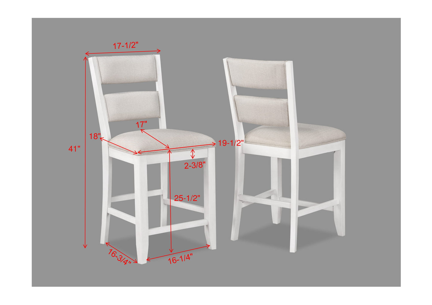WENDY COUNTER HEIGHT CHAIR