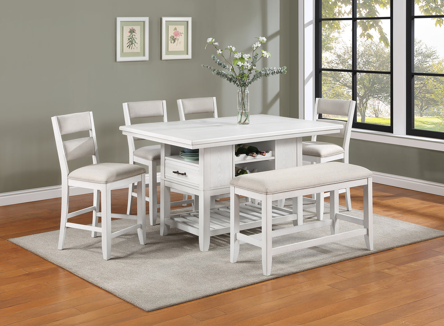 WENDY COUNTER HEIGHT TABLE BASE