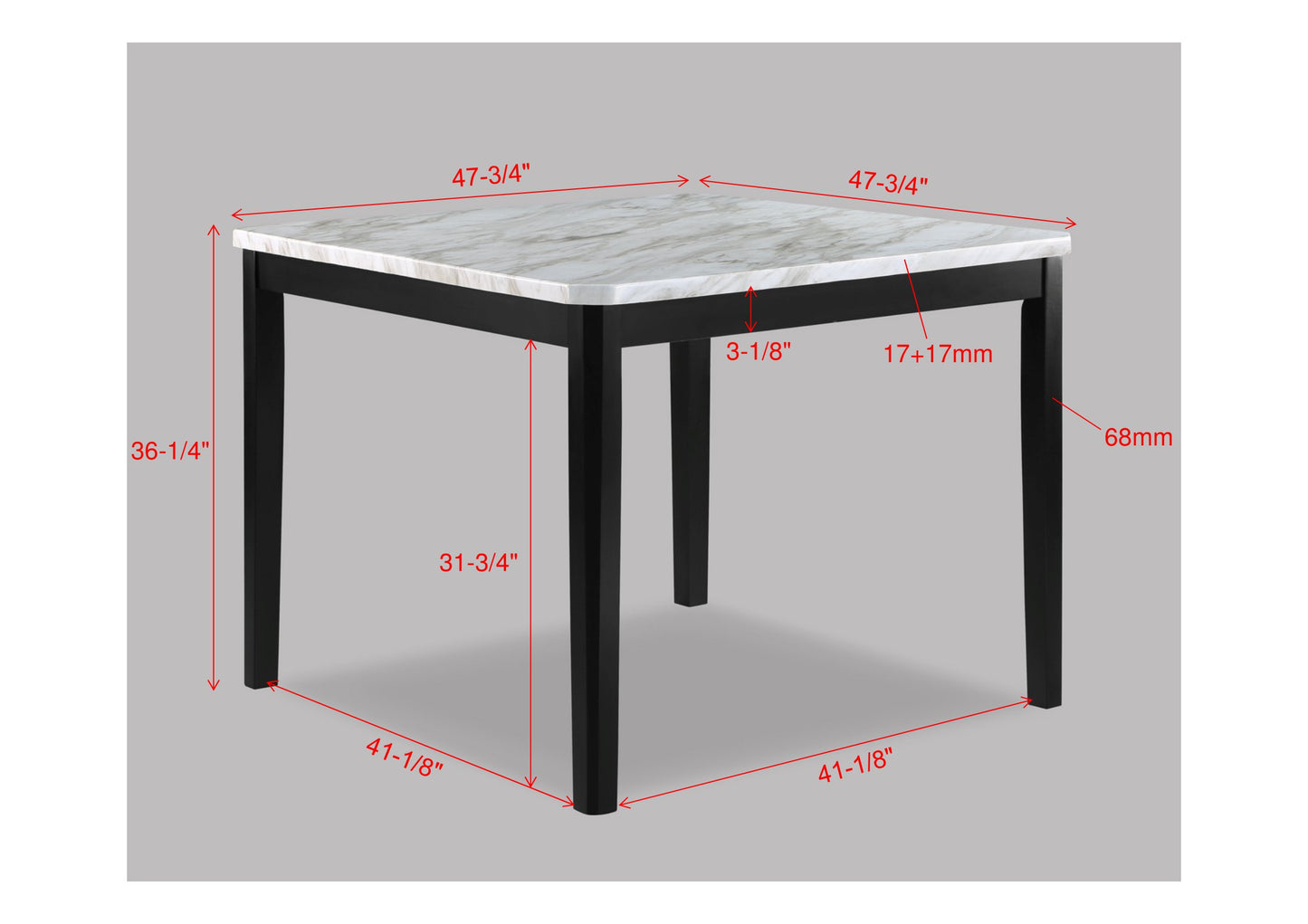 PASCAL COUNTER HEIGHT TABLE