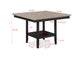 FULTON COUNTER HEIGHT TABLE LIGHT GREY