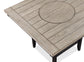 FULTON COUNTER HEIGHT TABLE LIGHT GREY