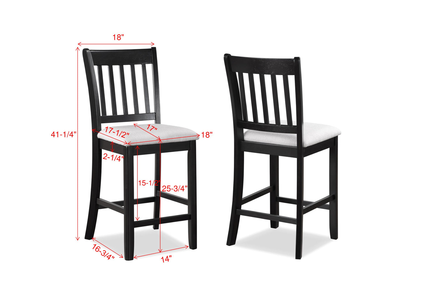 SALVADOR 5-PK COUNTER HEIGHT SET