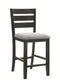 BARDSTOWN COUNTER HEIGHT CHAIR WHEAT CHARCOAL