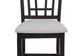 HARTWELL COUNTER HEIGHT CHAIR CHARCOAL BLACK