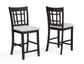HARTWELL COUNTER HEIGHT CHAIR CHARCOAL BLACK