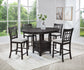 HARTWELL COUNTER HEIGHT TABLE CHARCOAL BLACK