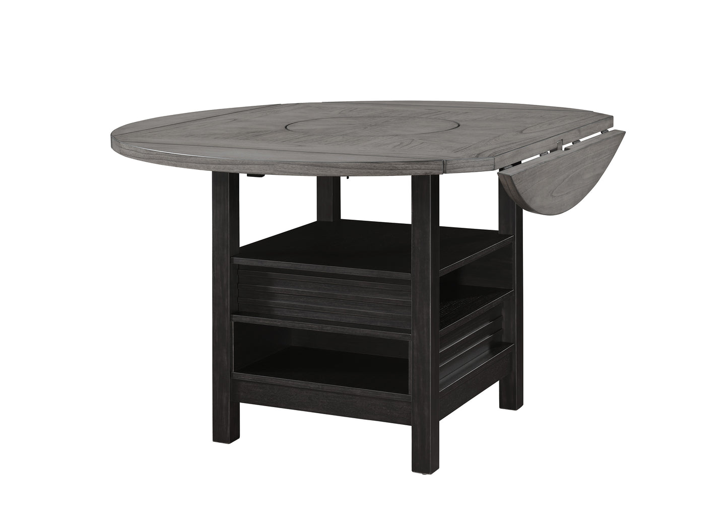 CLINE COUNTER HEIGHT TABLE SHELF-LIGHT GREY