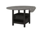 CLINE COUNTER HEIGHT TABLE SHELF-LIGHT GREY