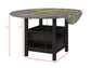 CLINE COUNTER HEIGHT TABLE SHELF-LIGHT GREY