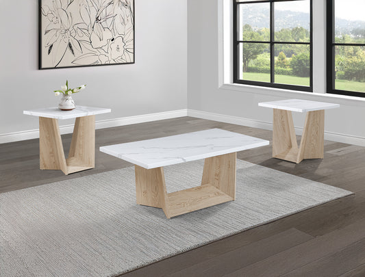 ADEA 3-PK CKTL SET TOP-FAUX MARBLE