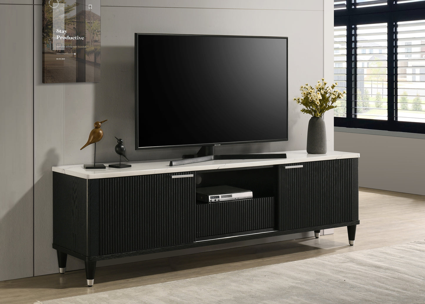 BRITANY TV STAND BLACK
