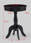 ROMY CHAIRSIDE TABLE BLACK