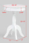 ROMY CHAIRSIDE TABLE WHITE