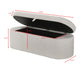 PHILIPA STORAGE BENCH-MAUVE TWEED