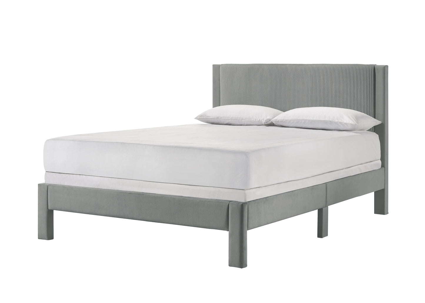 LUCIA FULL BED LIGHT GREY