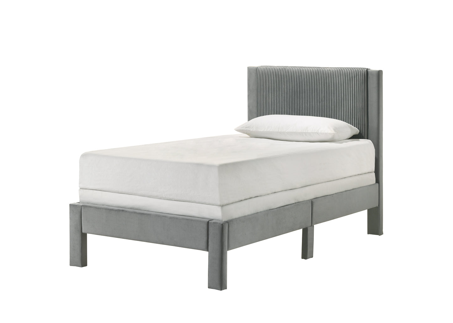 LUCIA TWIN BED LIGHT GREY