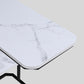IDA FAUX MARBLE CHAIRSIDE TABLE