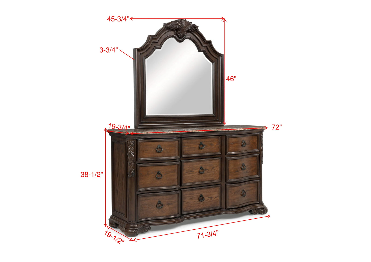 LUDWIG DRESSER MIRROR