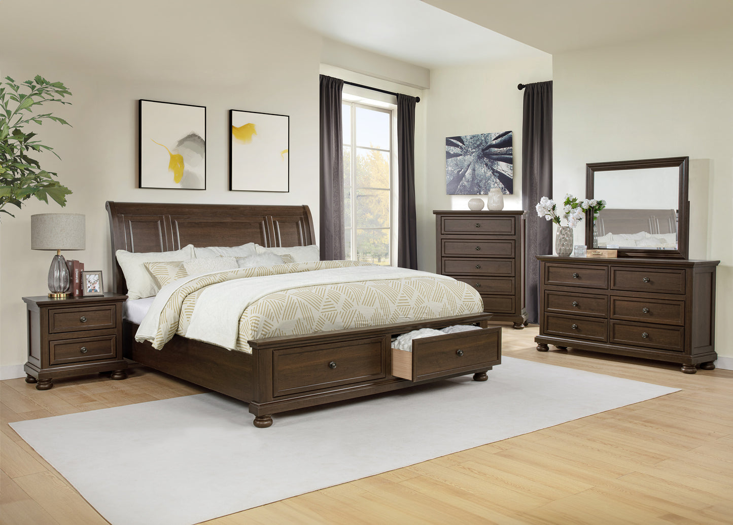 CLARIBELLE DRESSER-BROWN