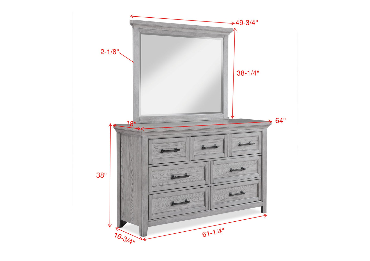 BECKETT DRESSER MIRROR