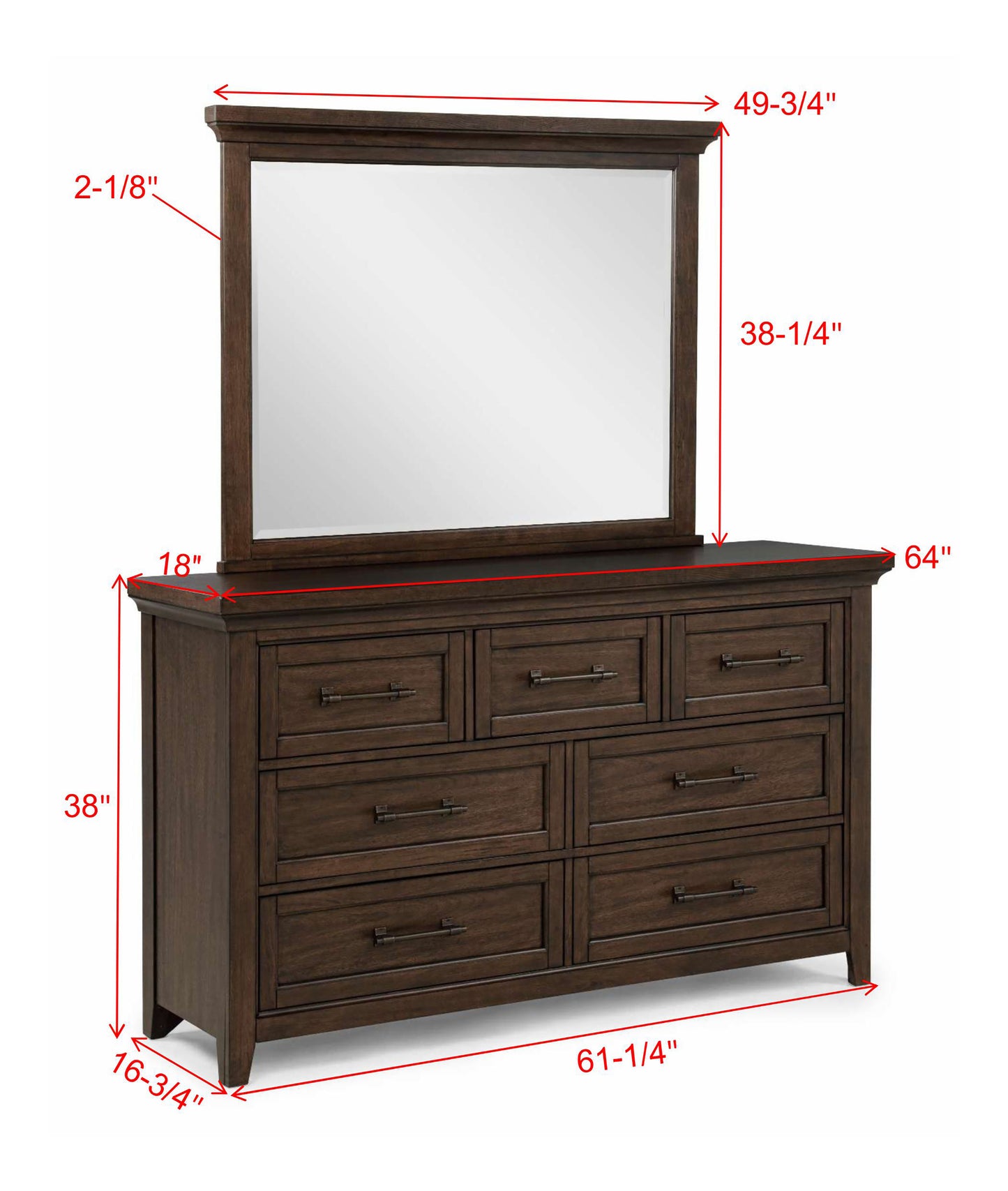 BECKETT DRESSER-BROWN