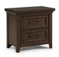 BECKETT NIGHT STAND-BROWN