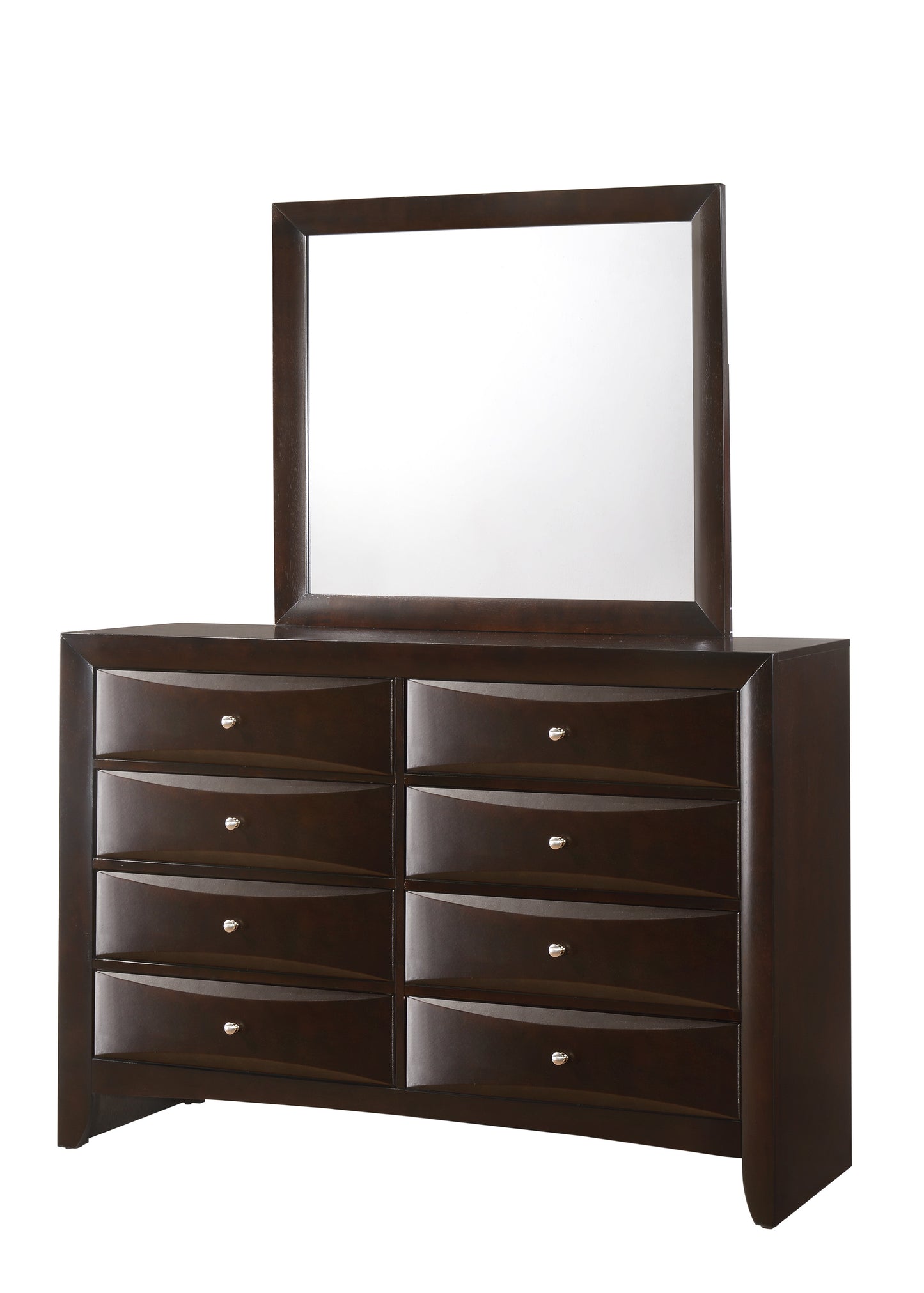 EMILY DRESSER MIRROR DARK CHERRY
