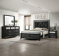 LILA DRESSER MIRROR BLACK